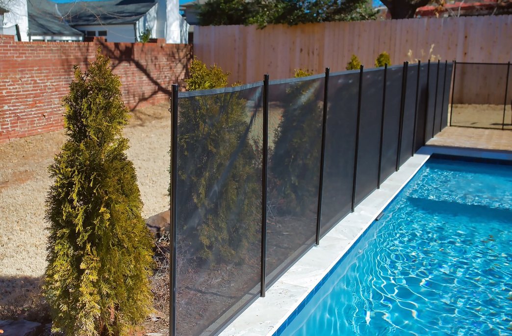 Close Up Of Safety Fence